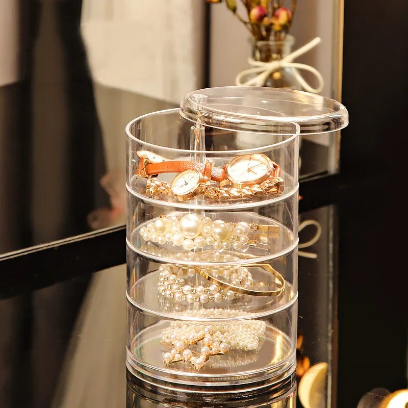 Acrylic Rotating Jewelry Organizer