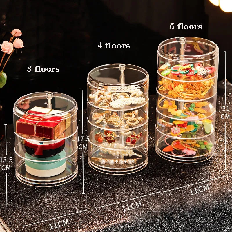 Acrylic Rotating Jewelry Organizer