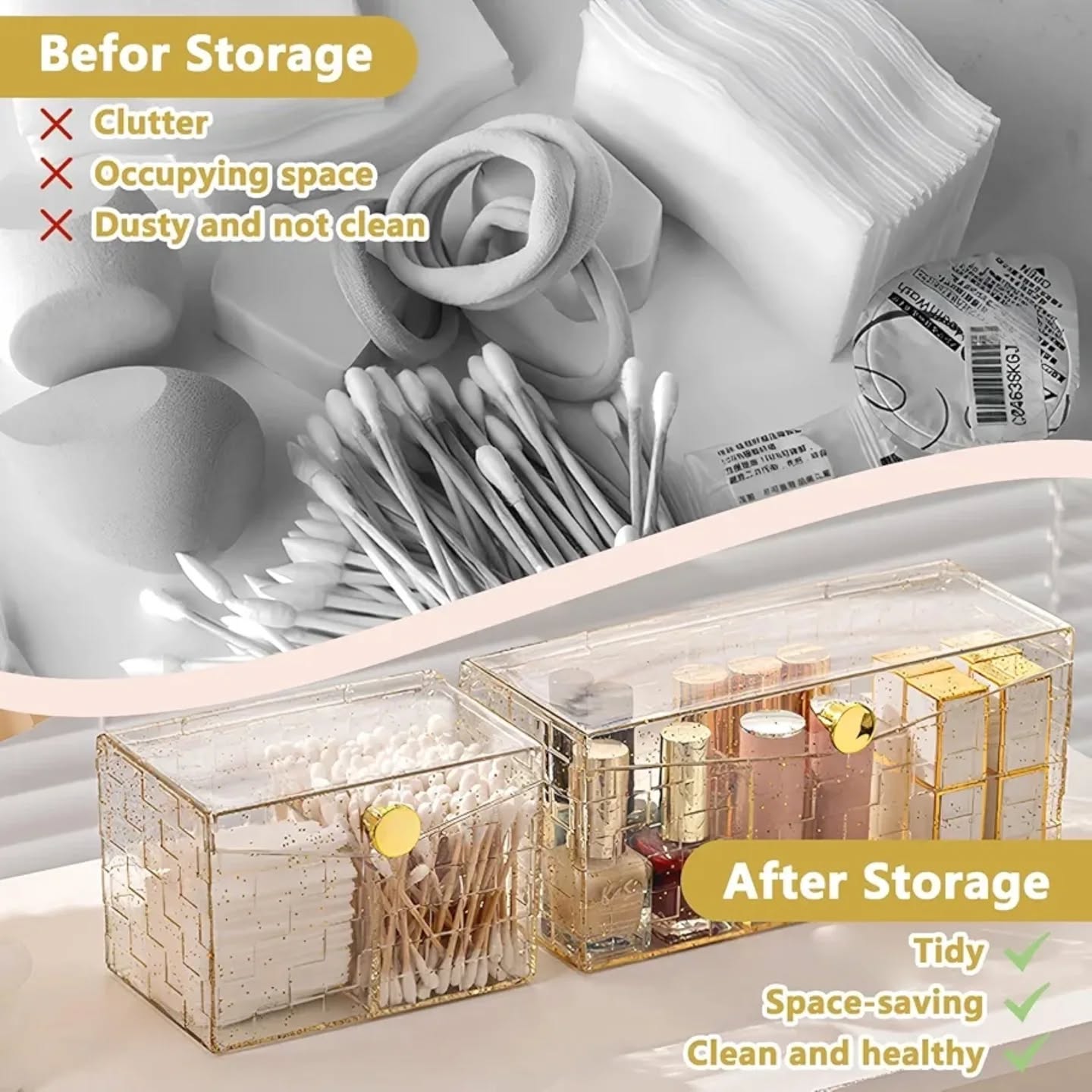 Multi Purpose Dust Proof Organizer - Acrylic