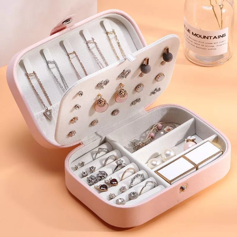 Medium Leather Jewelry Organizer