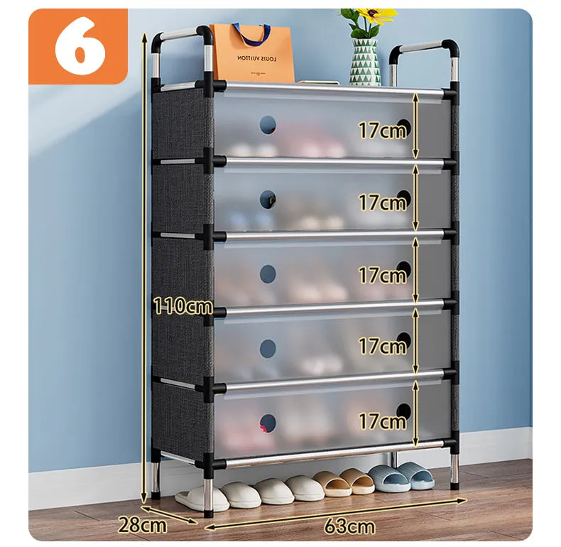 High-Capacity Modern Shoe Organizer