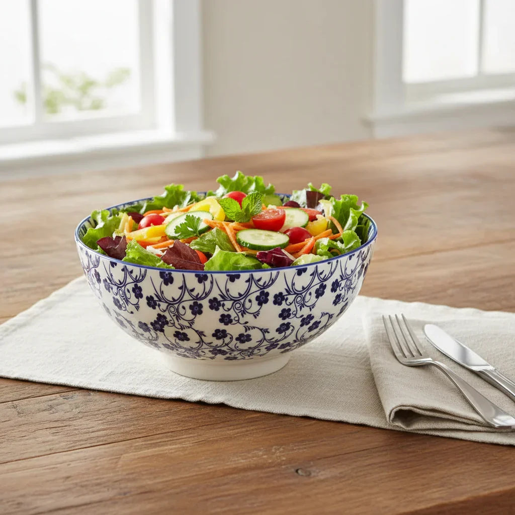 Danny Home Floral Ceramic Bowl Collection