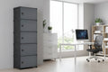 5-Tier Plastic Wardrobe Storage Organizer