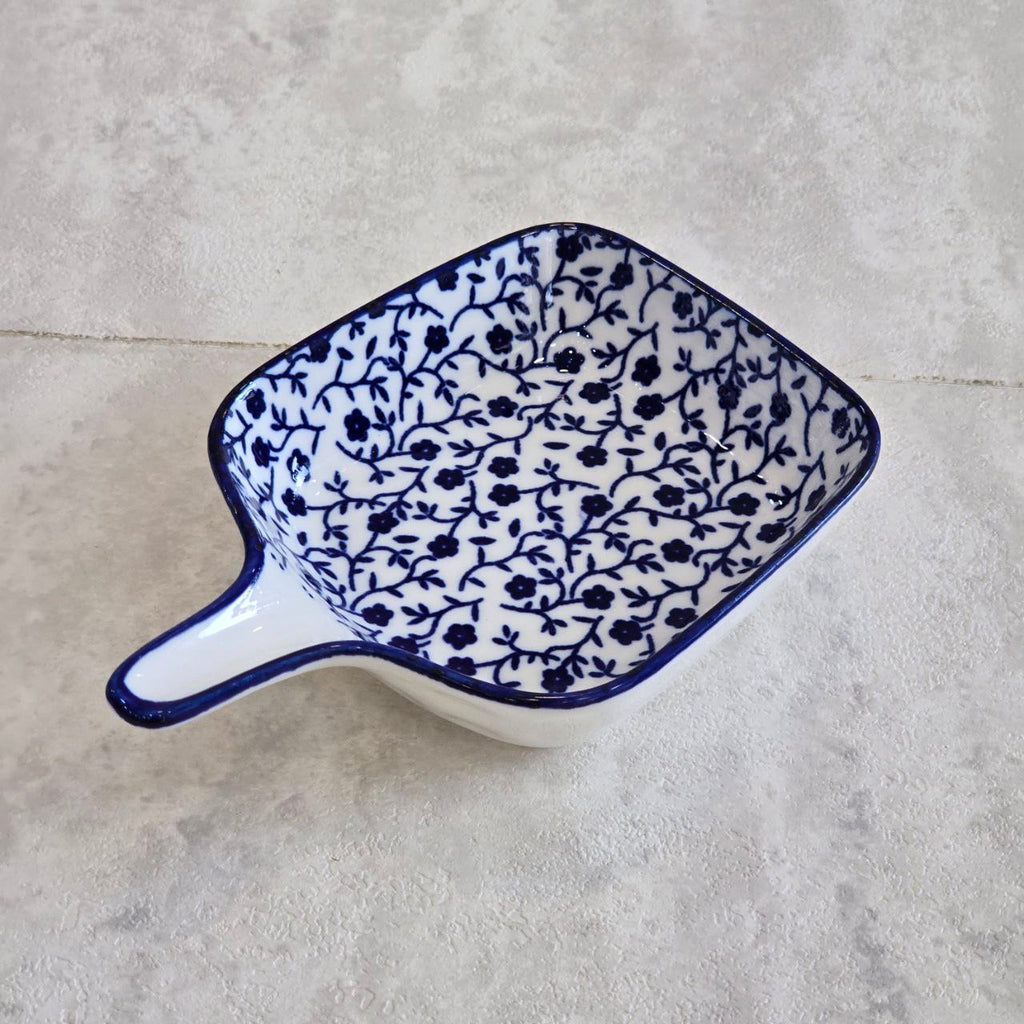 Danny Home Floral Design Ceramic Sauce Dish – 4.75 Inch