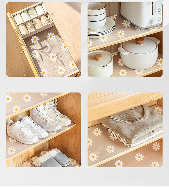 Premium Non-Adhesive Cabinet & Drawer Liner for Kitchen