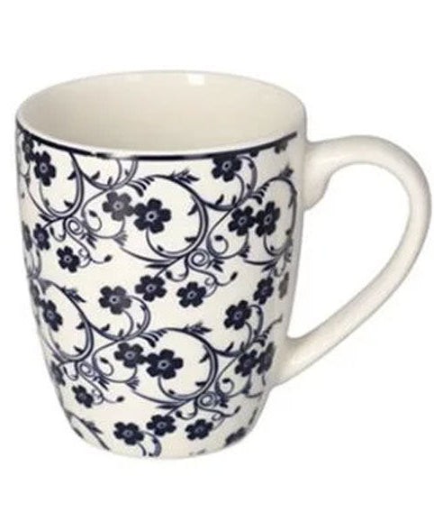 Danny Home Blue Floral Ceramic Mug