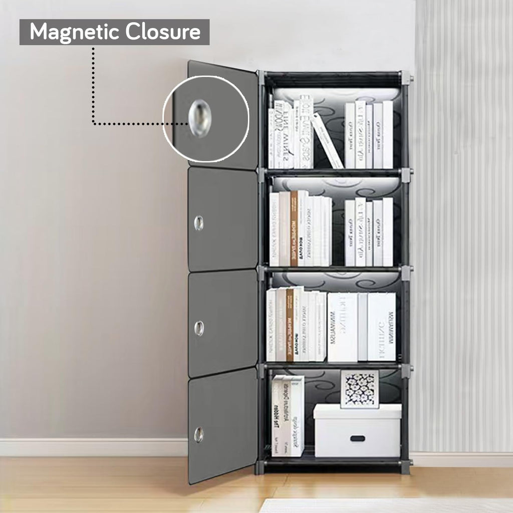 5-Tier Plastic Wardrobe Storage Organizer