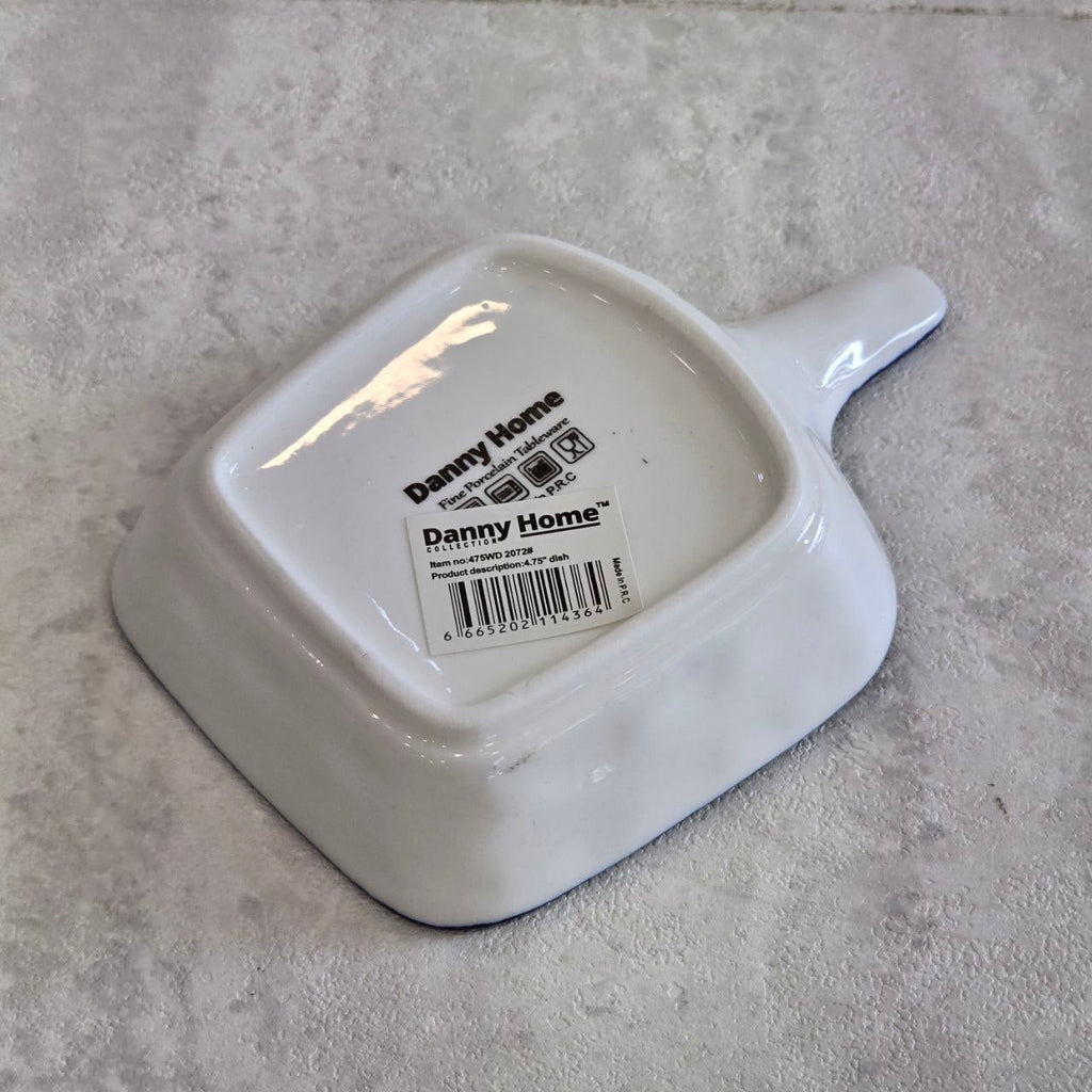 Danny Home Floral Design Ceramic Sauce Dish – 4.75 Inch