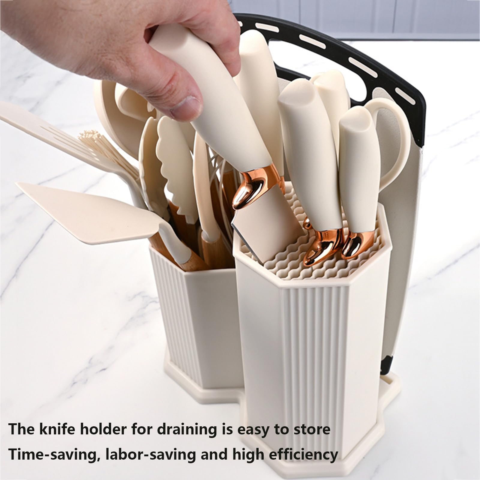 19 Piece Kitchenware Utensils & Knife Set