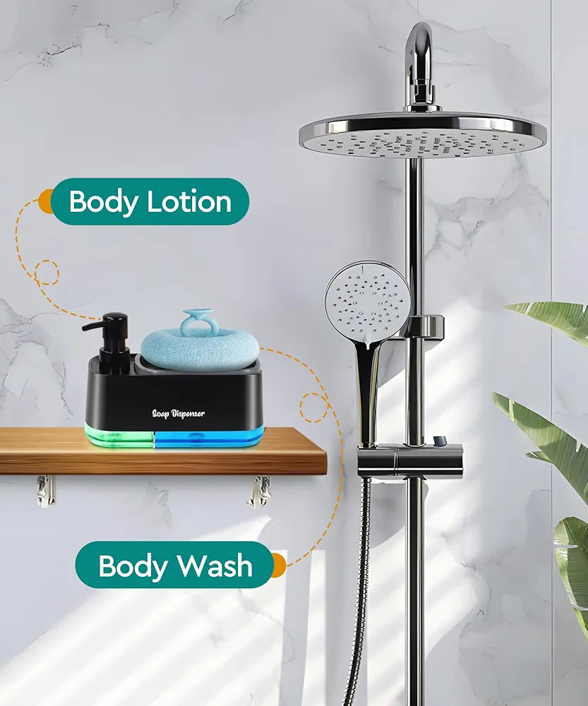 3-in-1 Multi-Functional Kitchen Soap Dispenser Set