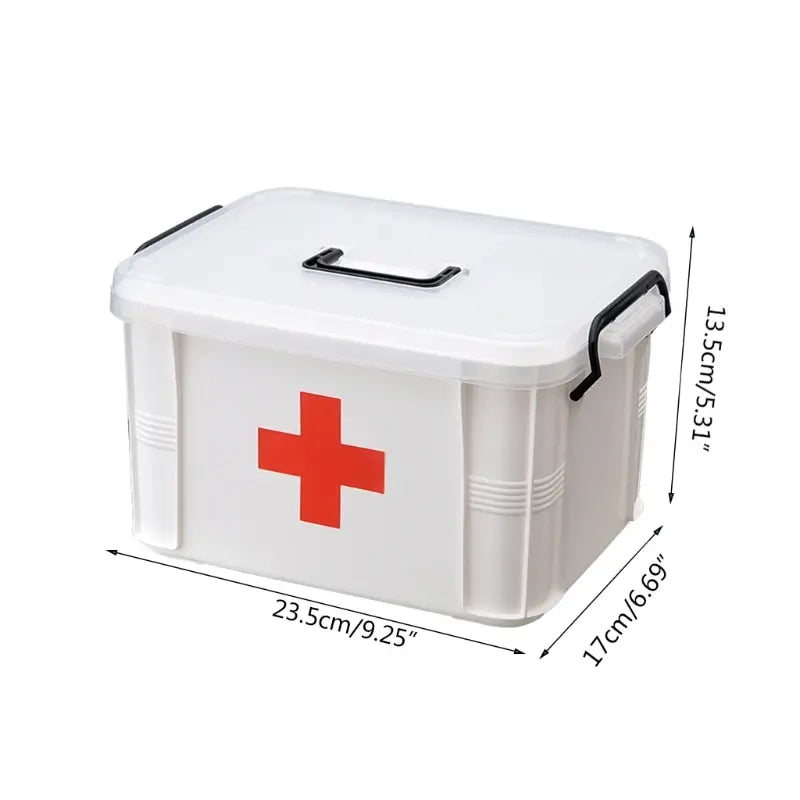 First Aid Medicine Storage Box – Portable Emergency Organizer